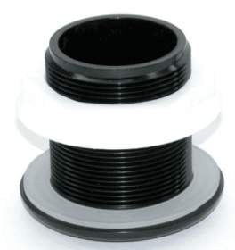 Lifegard Aquatics Standard Threaded Bulkhead - 1-1/2"