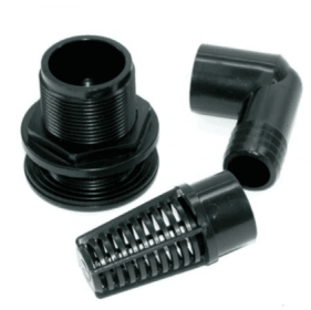 Lifegard Aquatics Slip Bulkhead Fitting Kit - 1"