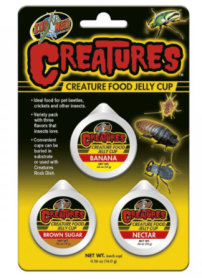 Zoo Med Creatures Creature Food Jelly Cup - 3 pk