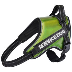 Large And Medium-sized Dog Traction Rope Vest (Option: Green-M)