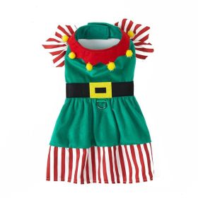 Dog Clothes Warm Creative Holiday Clothing (Option: Christmas Green-XXL)
